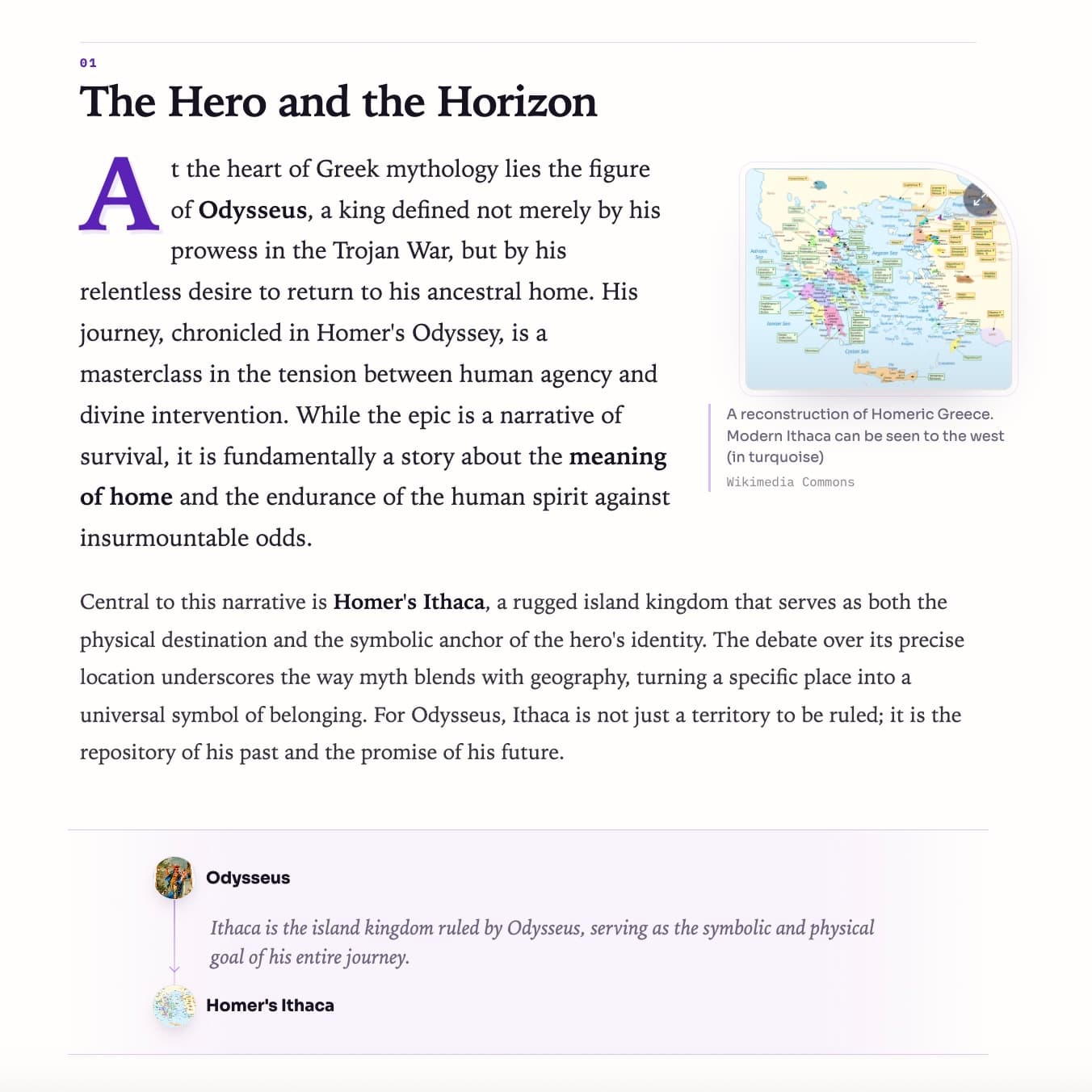 Aristotree connected article generated from selected concepts